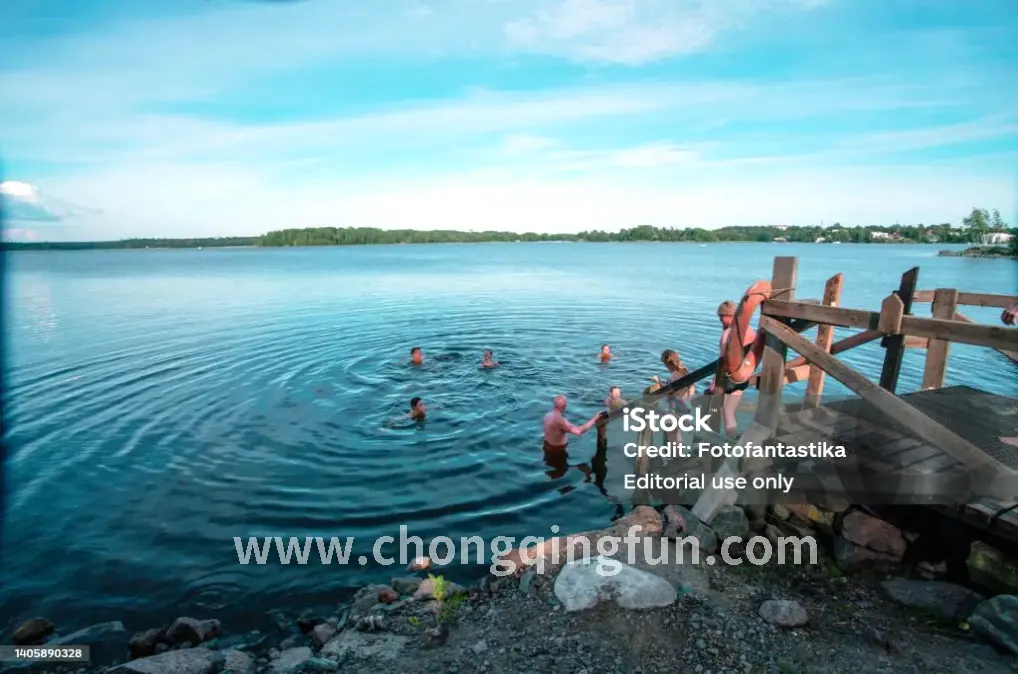 桑拿后的身体舒展