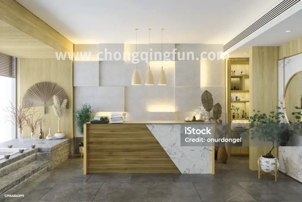 现代化的桑拿房